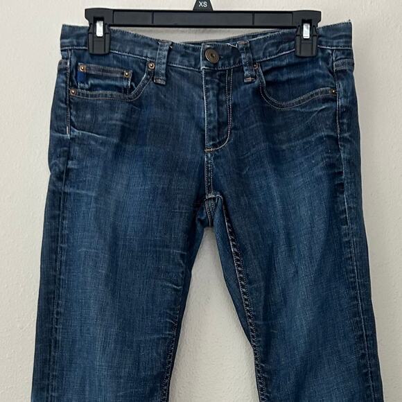Banana Republic low rise straight leg denim jeans classic y2K style normcore 27 - Picture 3 of 10